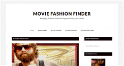 Desktop Screenshot of moviefashionfinder.com